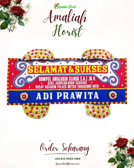 Papan Bunga Ucapan Selamat Cilinaya